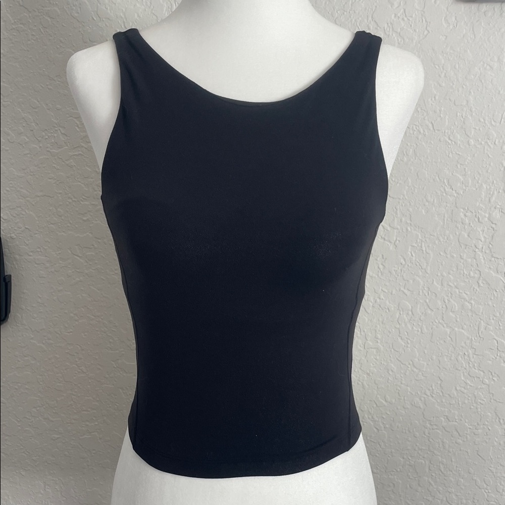 Lululemon 🍋 ♥️Align shine black crop tank
